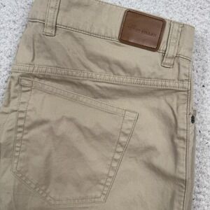 Peter Millar Pants Mens 38 *34x30 Soft Touch Twill 5 Pocket Chino Beige Golf